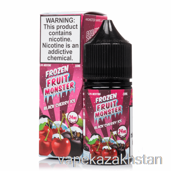 Vape Kazakhstan ICE Black Cherry - Frozen Fruit Monster Salts - 30mL 24mg